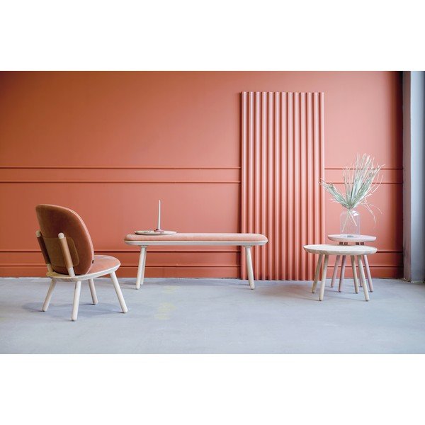Oranžna žametna klop EMKO Naïve, 140 cm-image-4