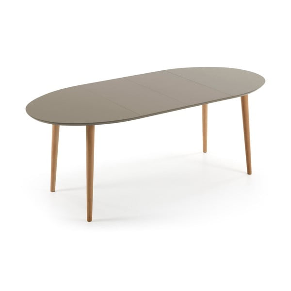 Raztegljiva jedilna miza iz bukovega lesa Kave Home Oakland, 120 x 90 cm-image-4