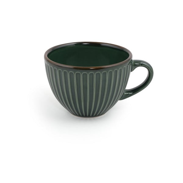 Temno zelene keramične skodelice v kompletu 6 ks 0.21 l – Hermia-image-3
