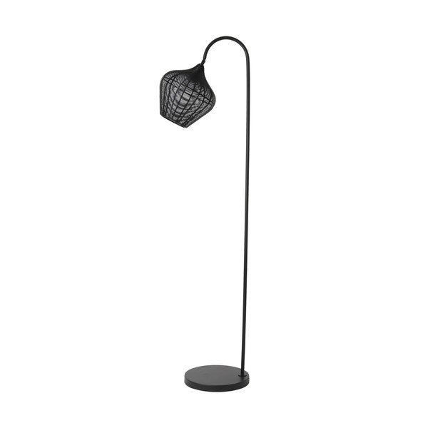 Črna talna svetilka (višina 160 cm) Alvaro - Light & Living-image-3