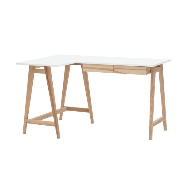 Pisalna miza z belo ploščo 85x135 cm Luka - Ragaba