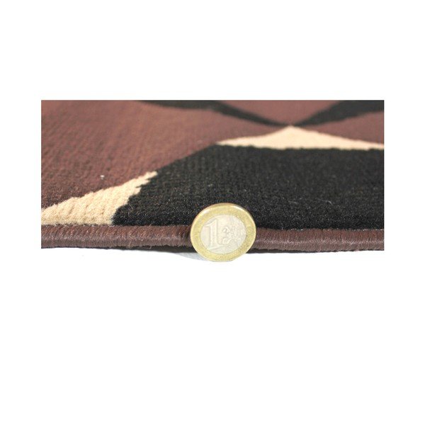Temno rjava preproga Flair Rugs Carnaby Chocolate, 80 x 150 cm-image-1