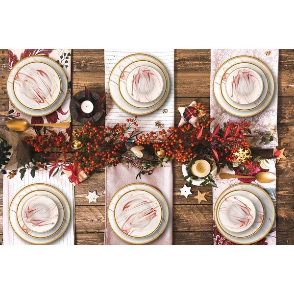 24-delni komplet porcelanaste posode Mia Lucid Rose-image-1