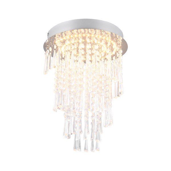 LED stropna svetilka v srebrni barvi ø 30 cm Pomp – Reality-image-1