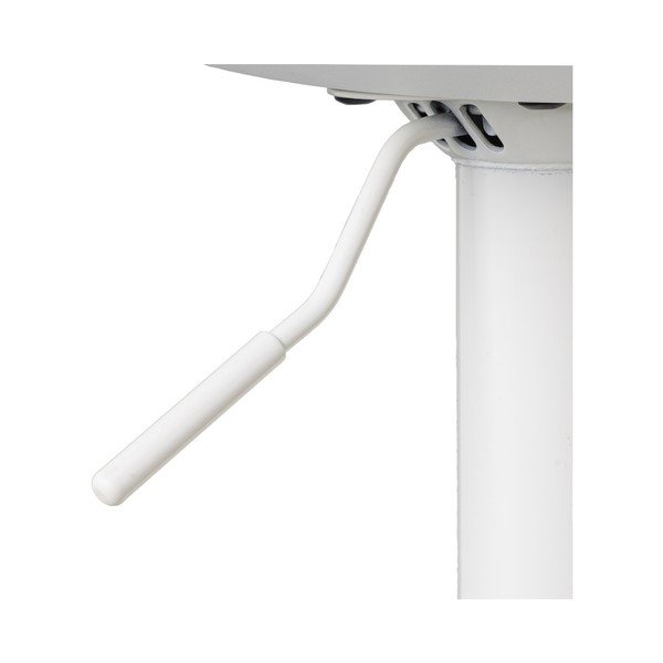 Beli barski stoli v kompletu z nastavljivo višino 2 ks iz umetnega usnja (višina sedeža 56,5 cm) – Casa Selección-image-2