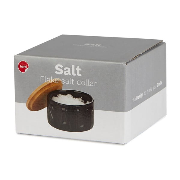 Črna keramična škatla za sol Balvi-image-3