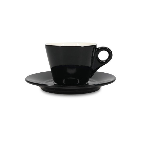 Črn porcelanast čajni krožniček ø 15,5 cm Barista – BonBistro-image-4