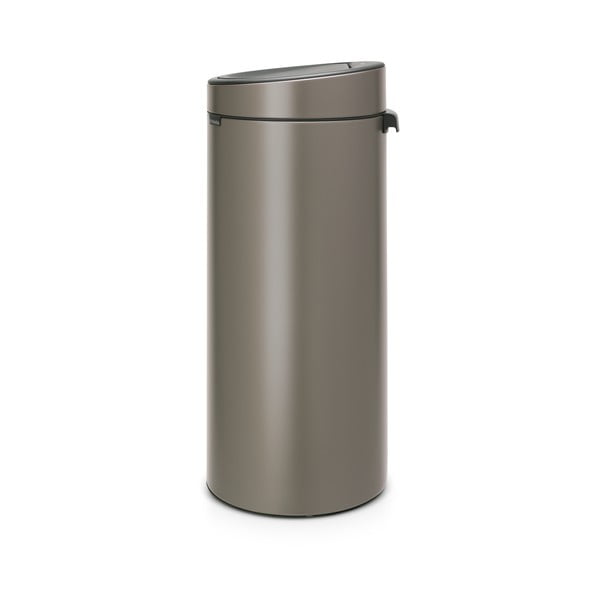Siv jeklen koš za smeti na dotik 30 l Touch Bin – Brabantia-image-2