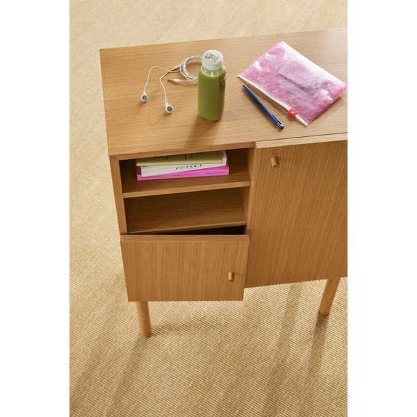 Omarica v hrastovem dekorju v naravni barvi 60x90x34 cm Nobby – Hübsch-image-3