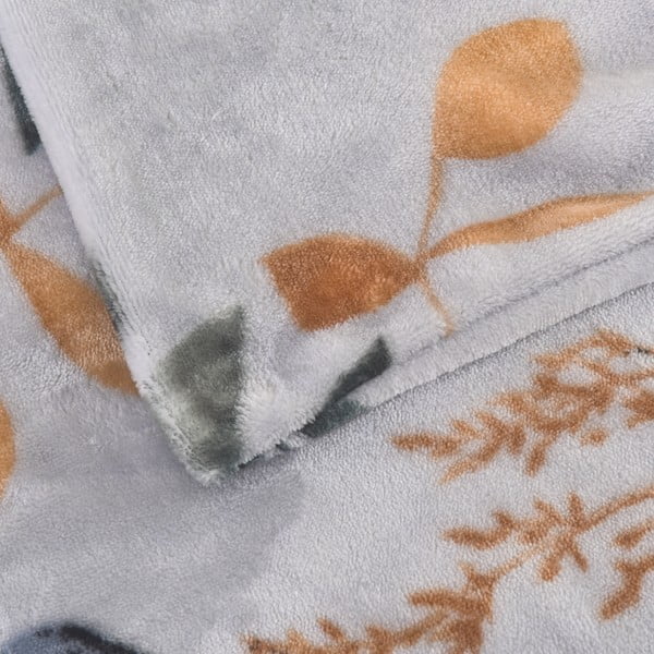 Prašno modra enojna posteljnina iz mikropliša 140x200 cm Greta – My House-image-4