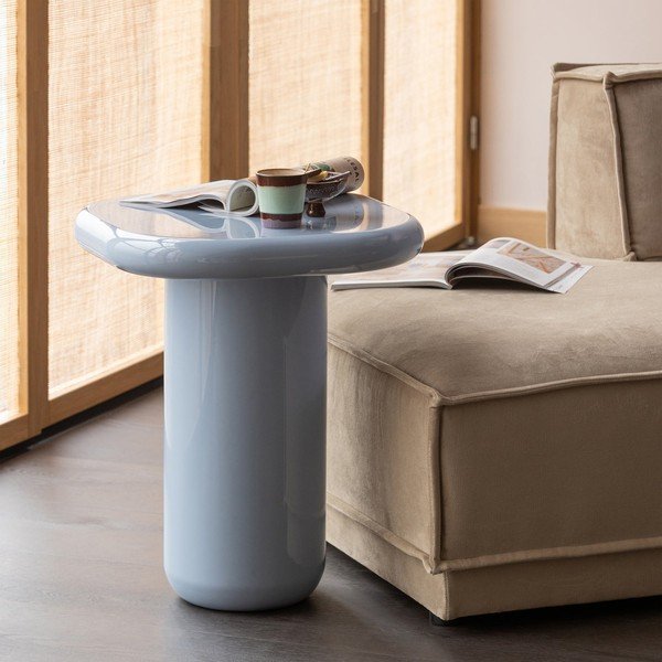 Stranska mizica v sijajnem dekorju 50x50 cm Zava – WOOOD-image-1