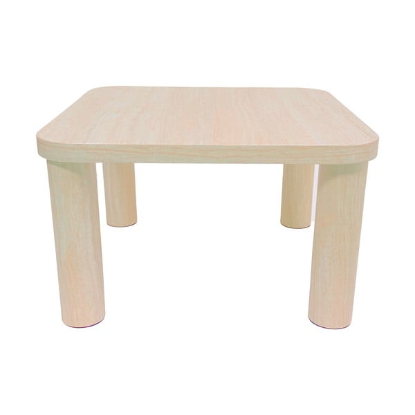 Bež mizica v marmornem dekorju 60x60 cm Solano – Actona-image-3