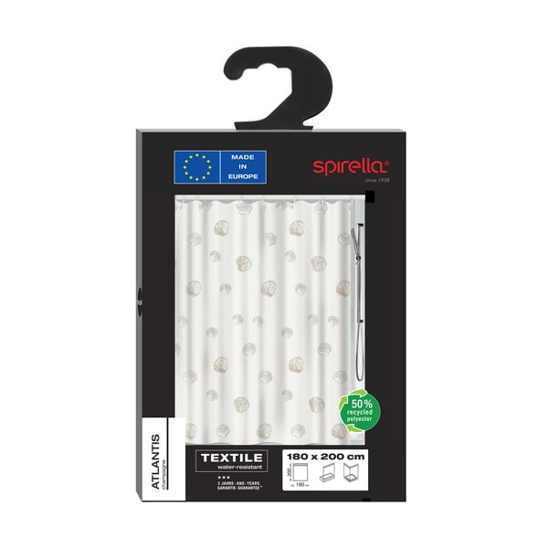 Zavesa za tuš 180x180 cm Atlantis – Spirella-image-3