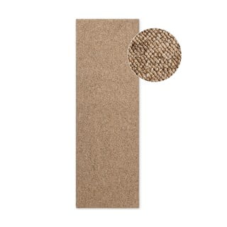 Svetlo rjav pralen tekač 80x240 cm Rocco Caramel – Elle Decoration