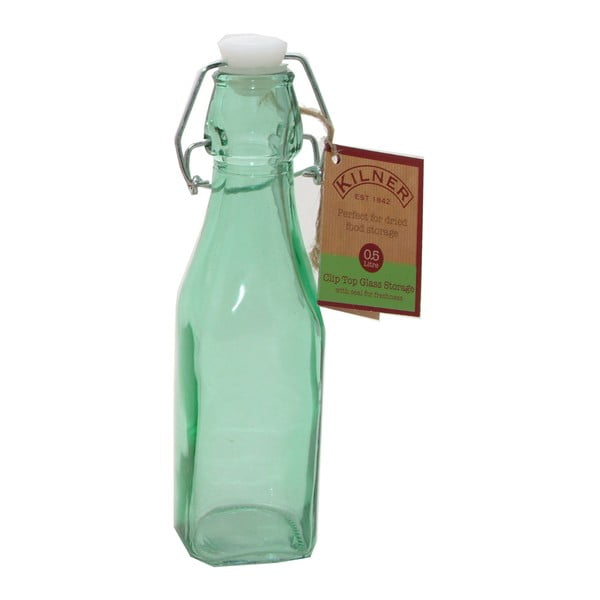 Steklenica Kilner s sponko, 250 ml, zelena