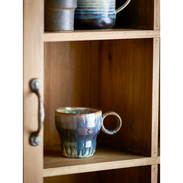 Modre skodelice v kompletu 4 ks iz kamenine 300 ml Nigel – Bloomingville-image-2