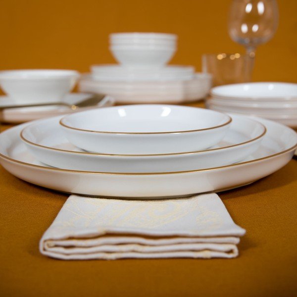 Jedilni set iz porcelana 16 kos Basic - Güral Porselen-image-1