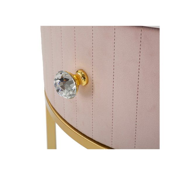 Svetlo rožnata/zlata nočna omarica Montpellier – Mauro Ferretti-image-4