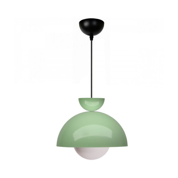 Zelena viseča svetilka s kovinskim senčilom ø 25 cm Arta – Opviq lights