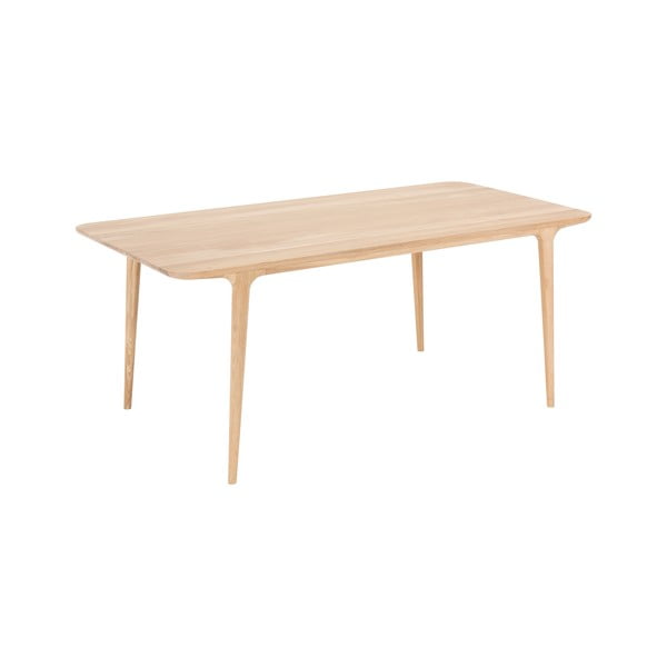 Jedilna miza iz hrastovega lesa 90x180 cm Fawn - Gazzda
