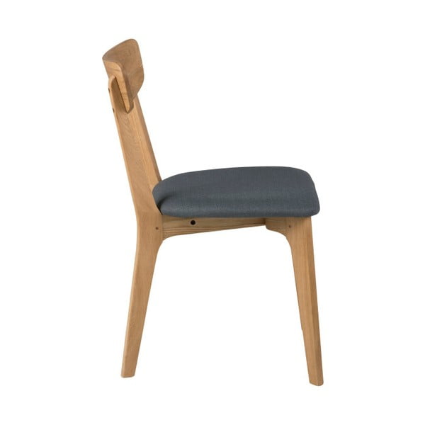 Oblazinjeni jedilni stoli v sivi in naravni barvi v kompletu 2 ks Taxi – Actona-image-4