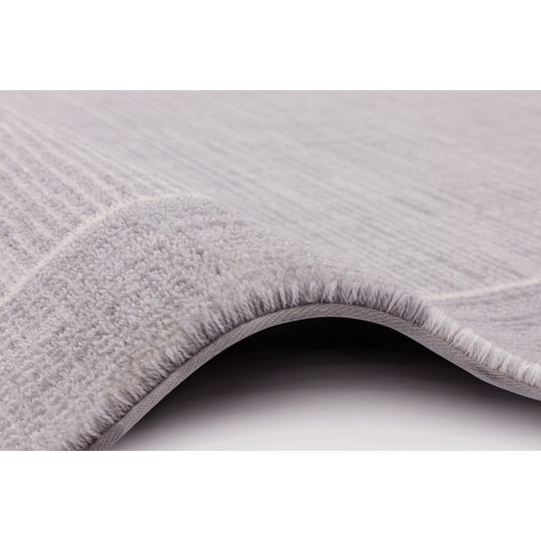 Siva volnena preproga 160x240 cm Linea – Agnella-image-2