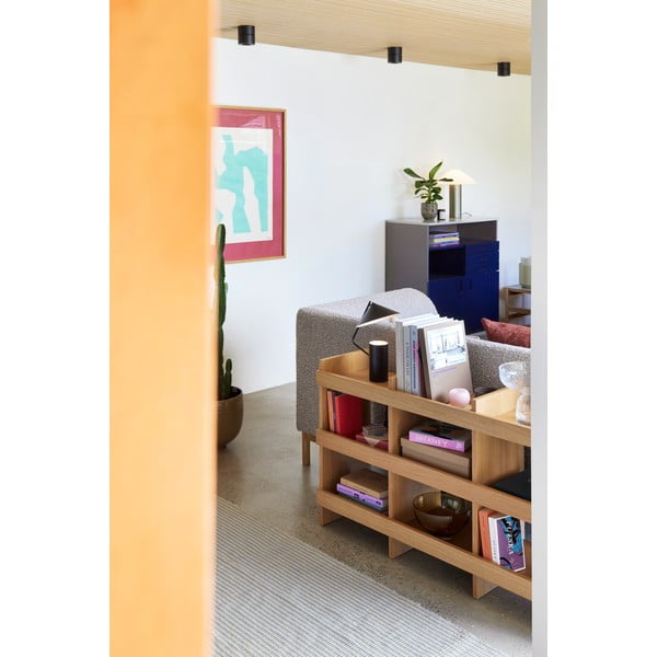 Regal v hrastovem dekorju 120x70x32 cm Momentum – Hübsch-image-1