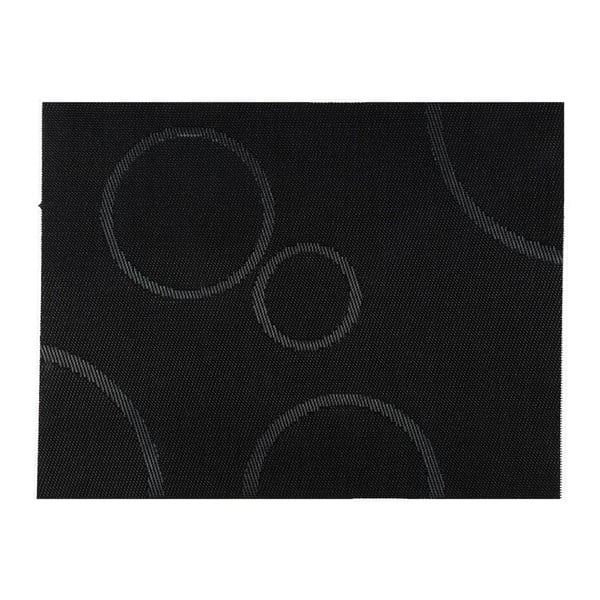 Podstavek za mizo Črni krog, 40x30 cm