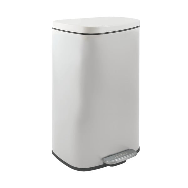 Mat bel jeklen koš za smeti s pedalom 50 l Akira – Spirella