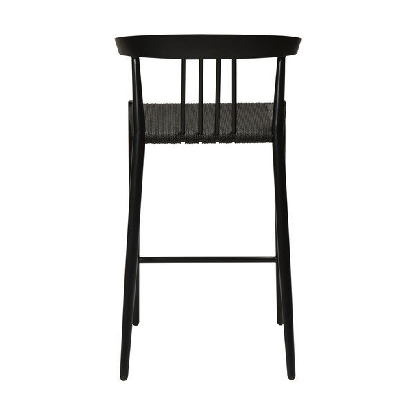Črn barski stol DAN-FORM Denmark Sava, višina 91,5 cm-image-3