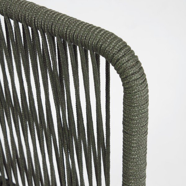 Zelen vrtni kavč z jekleno konstrukcijo Kave Home Nadin-image-4