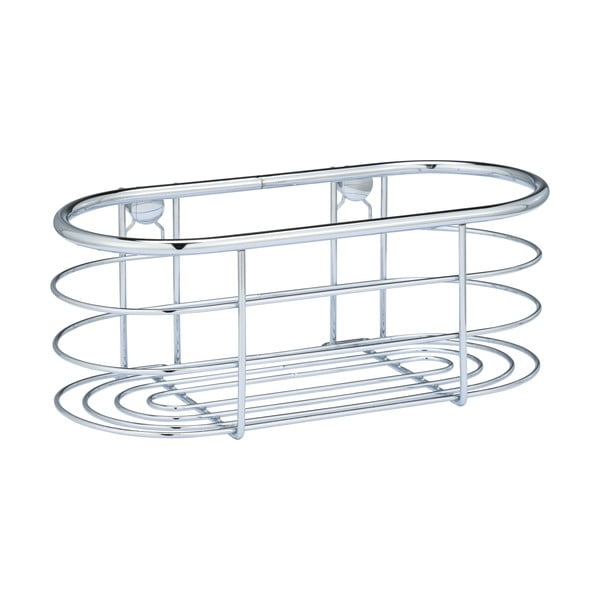 Srebrna polica za tuš Wenko Trestina, 26 x 11 cm-image-2