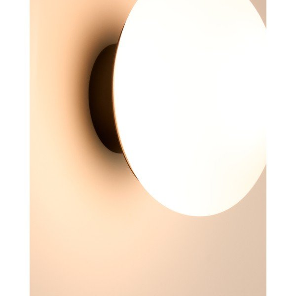 Bela/črna stenska svetilka ø 15 cm Bamila – Kave Home-image-3