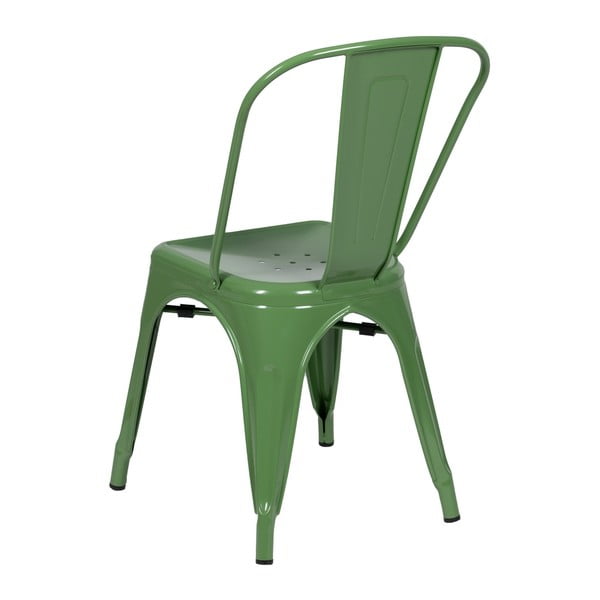 Zeleni kovinski jedilni stoli v kompletu 2 ks – Ixia-image-3