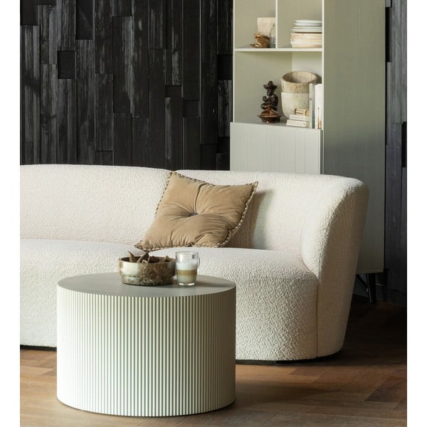 Bež okrogla mizica ø 60 cm Sanne – WOOOD-image-4