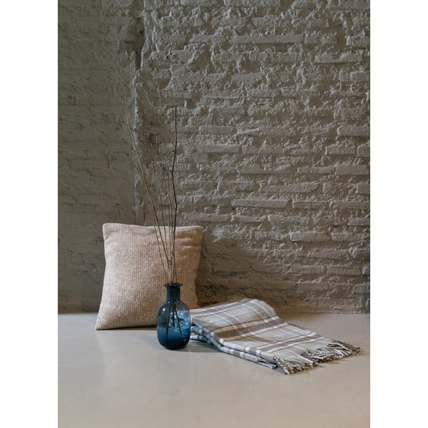 Svetlo modra pletena pletenina z bombažem Euromant Texas, 140 x 160 cm-image-3