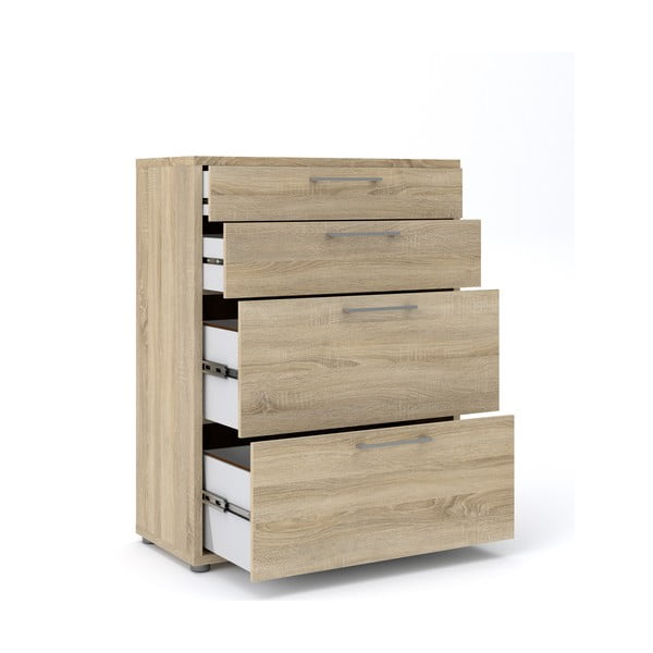 Modularna knjižna polica v hrastovem dekorju 89x113 cm Prima – Tvilum-image-2