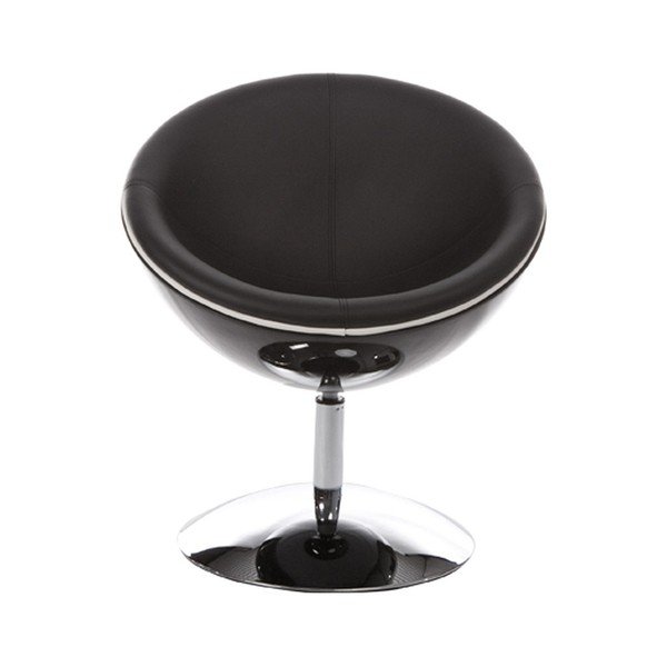 Črni vrtljivi stol Kokoon Sphere-image-3