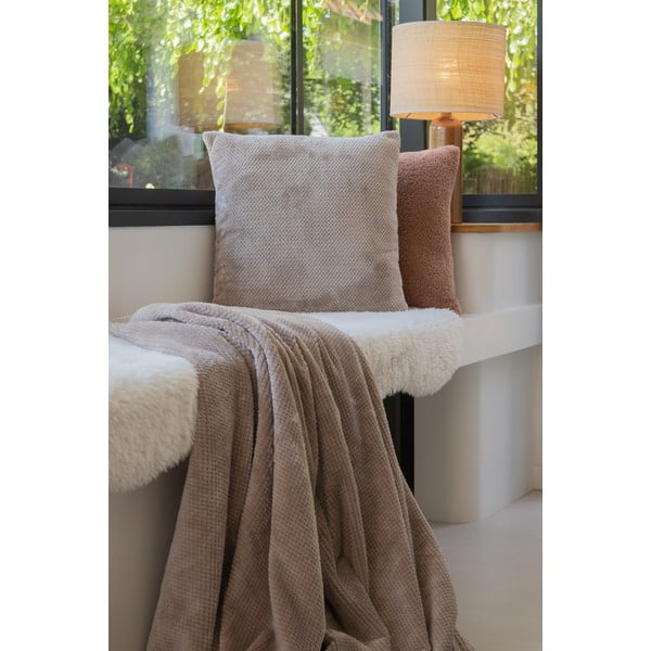 Sivorjava odeja iz mikropliša 150x200 cm Pippa – Tiseco Home Studio-image-1