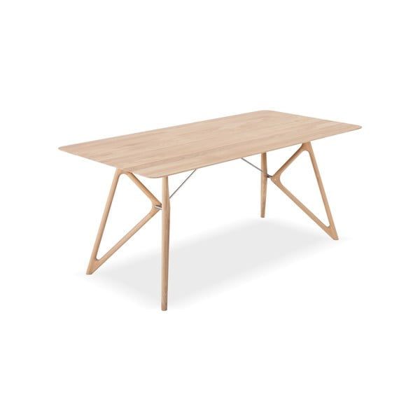 Jedilna miza s hrastovo ploščo 180x90 cm Tink - Gazzda