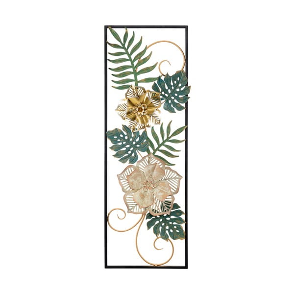 Kovinska viseča dekoracija s cvetličnim vzorcem Mauro Ferretti Campur -A-, 31 x 90 cm