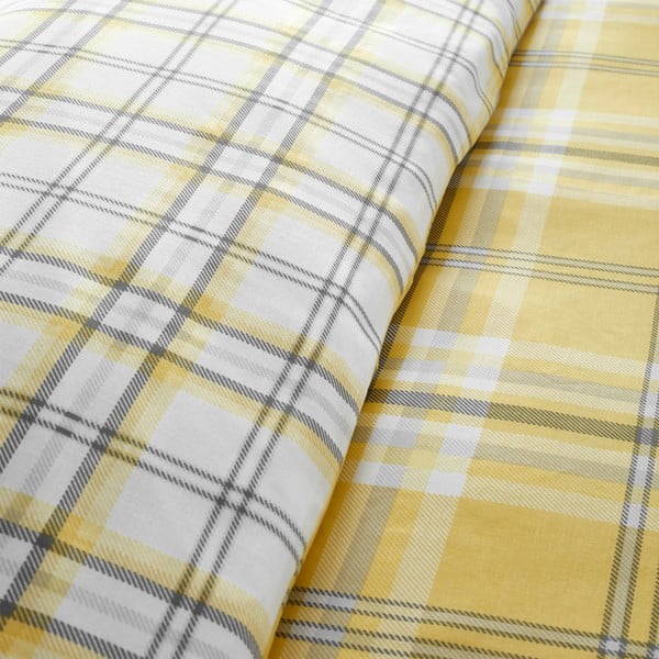 Rumena posteljnina Catherine Lansfield Kelso, 200 x 200 cm-image-2