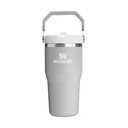 Svetlo siva termovka iz nerjavečega jekla 600 ml IceFlow™ Flip Straw 2.0 Tumbler Ash – Stanley