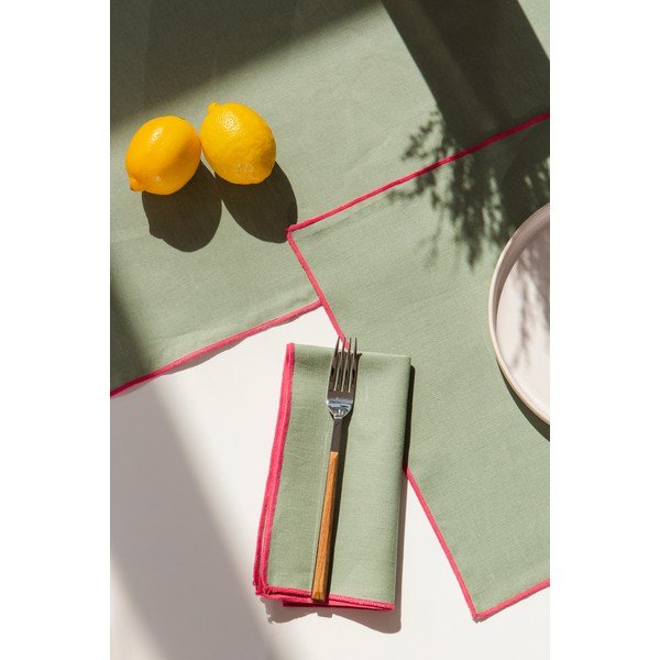 Laneni namizni tekači v kompletu 2 ks 41x130 cm Contrast Edge – Really Nice Things-image-4