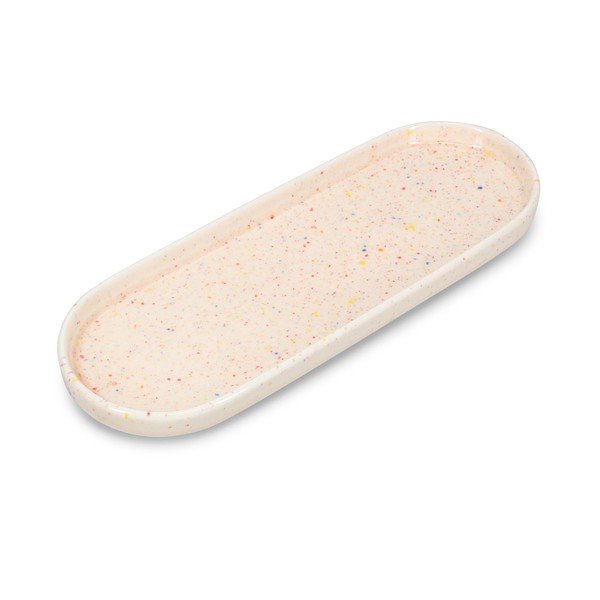 Servirni porcelanast pladenj 10x28,5 cm Fika – ONA