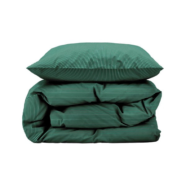 Zelena enojna podaljšana bombažna posteljnina 140x220 cm Cheerful – Södahl