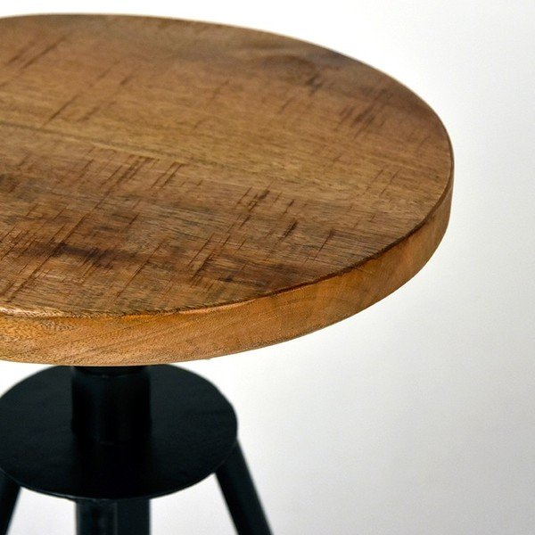 Barski stol iz mangovega lesa LABEL51 Solid-image-4