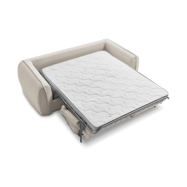 Bež sedežna garnitura za spanje/raztegljiva 216 cm Archimede – Bobochic Paris-image-4