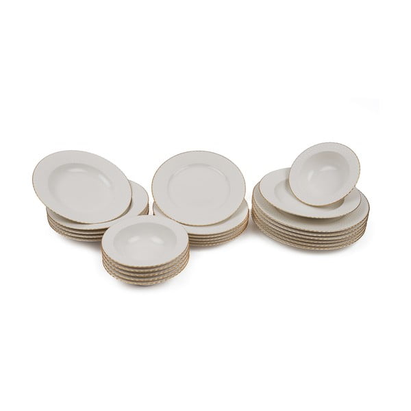 24-delni jedilni servis iz porcelana Kutahya Galla -image-2