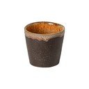 Temno rjava skodelica za espresso iz kamenine 70 ml Poterie – Casafina